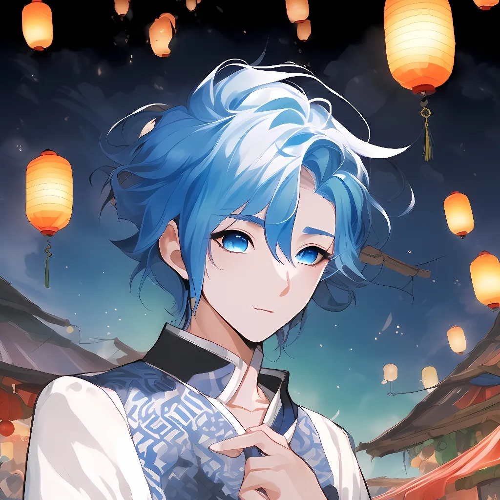 chat with ai character: Louis blue