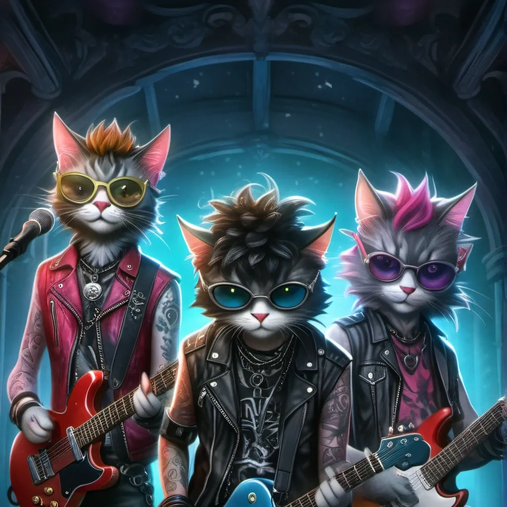 chat with ai character: Les Chats Fous
