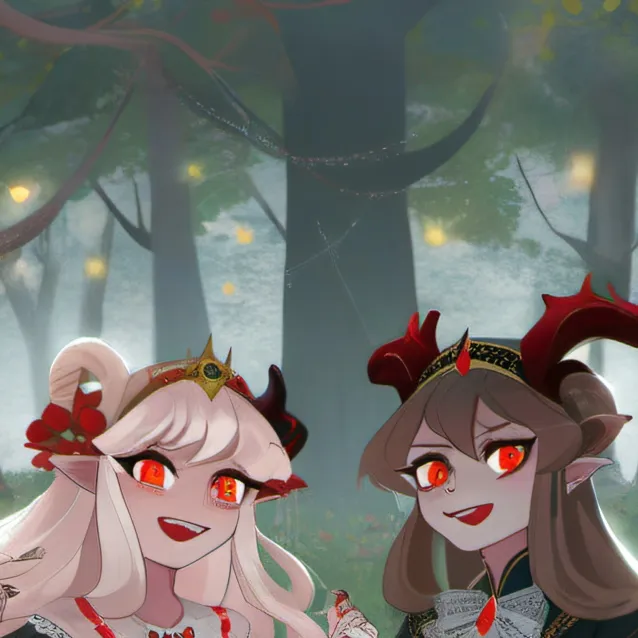 chat with ai character: The forest girls~