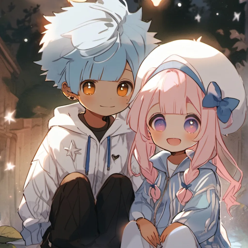 chat with ai character: little twin stars