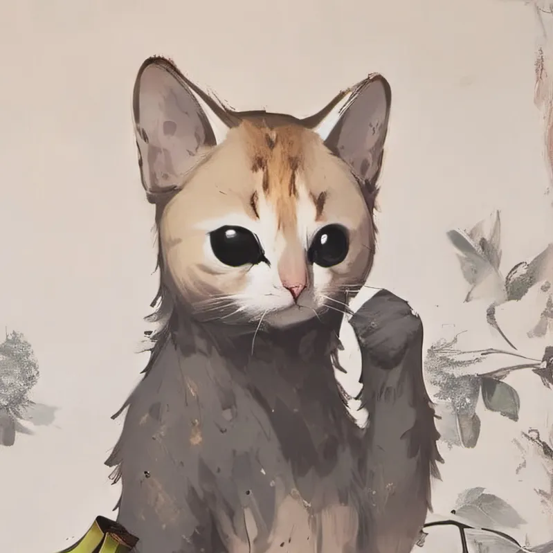 chat with ai character: Banana Cat! :>