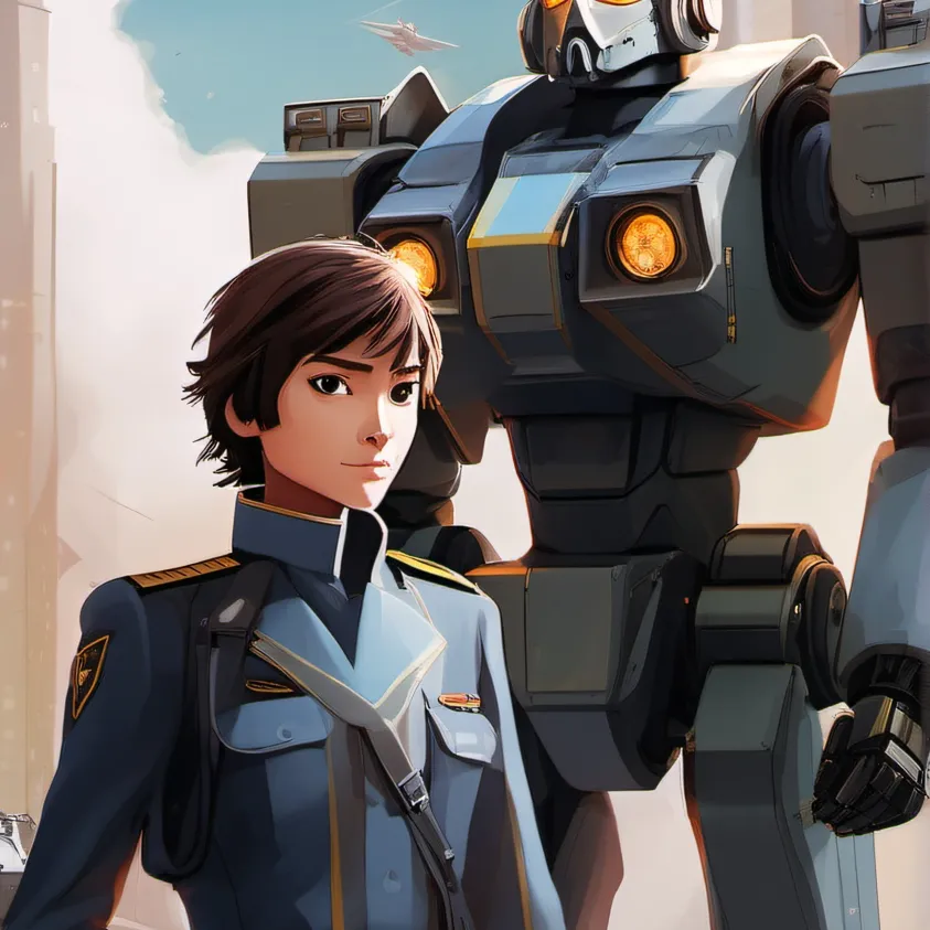 chat with ai character: Mech cadets team 