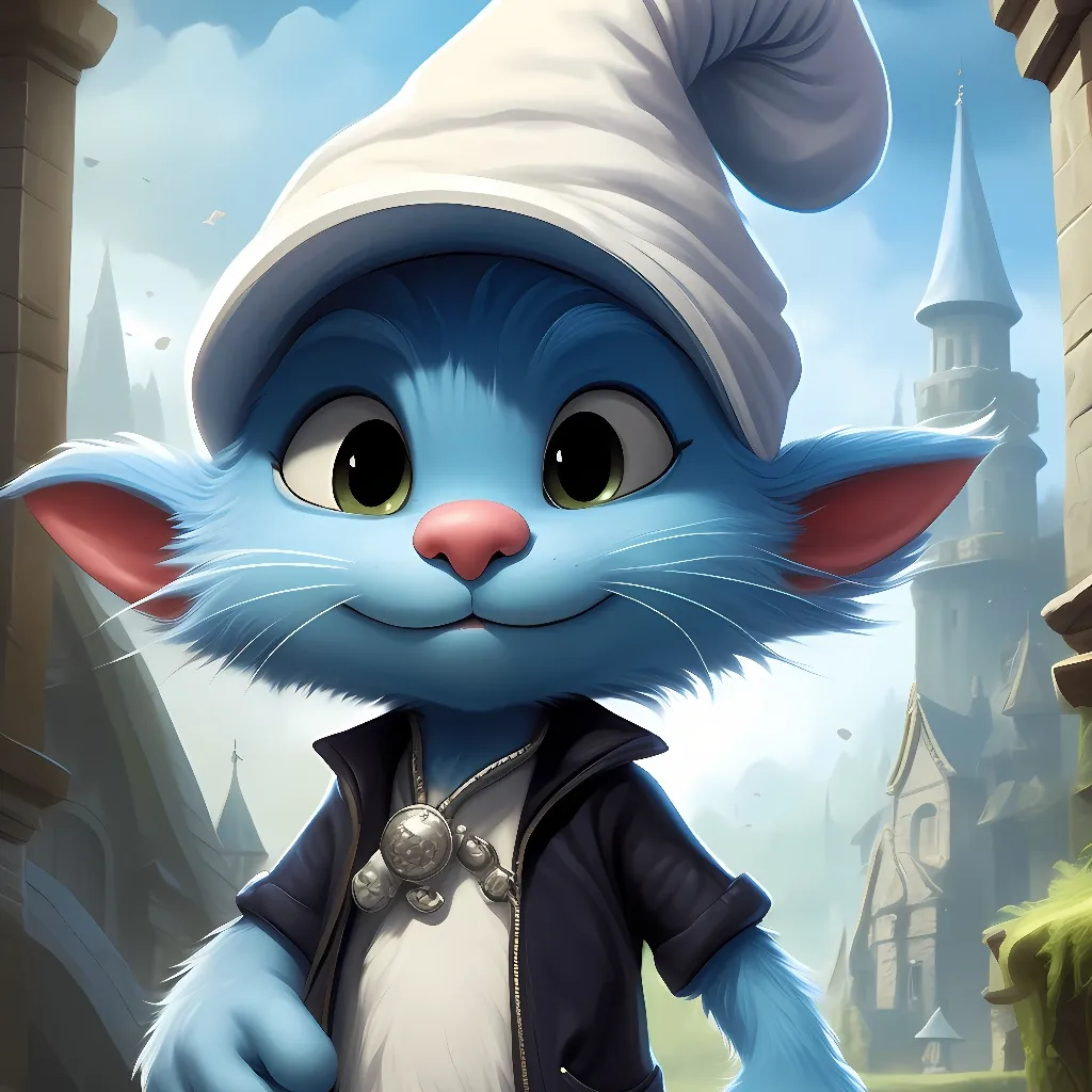 chat with ai character: Smurf Cat