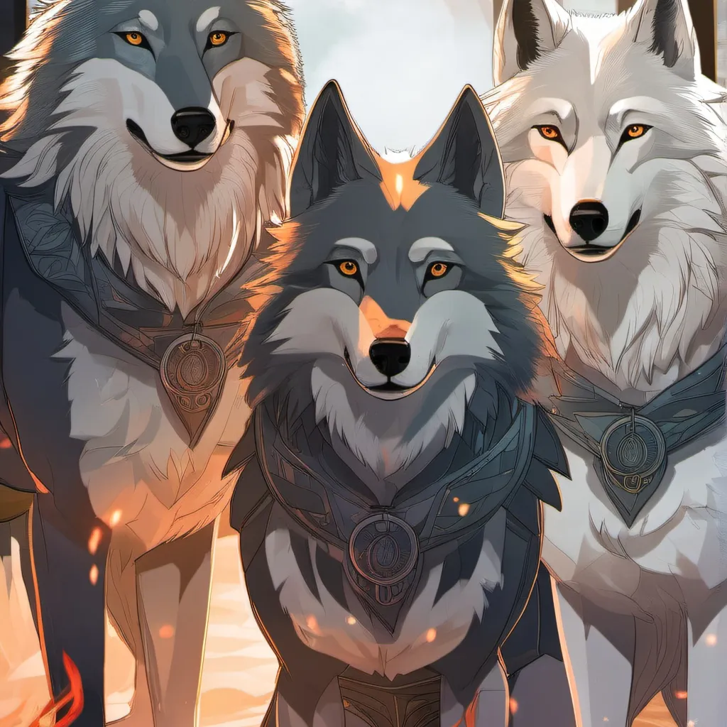 chat with ai character: The three wolves
