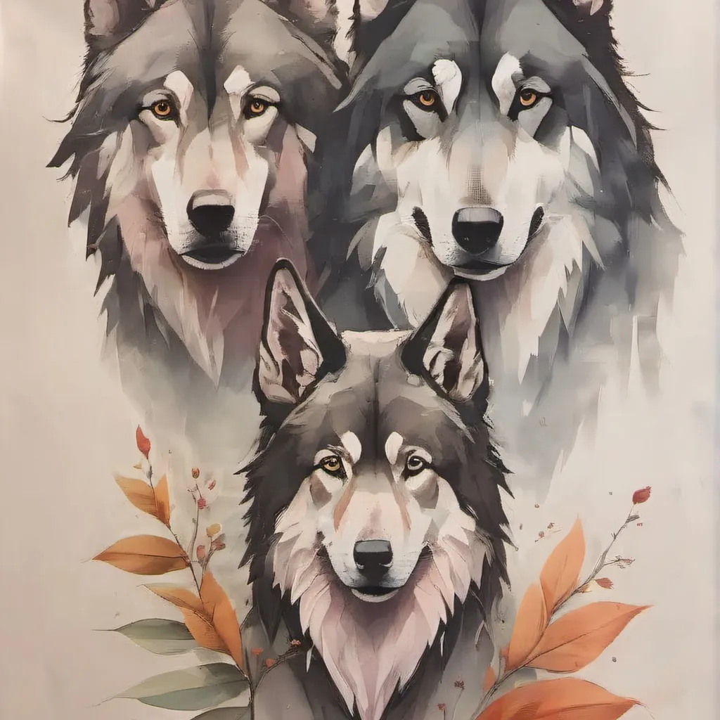 chat with ai character: the three wolves