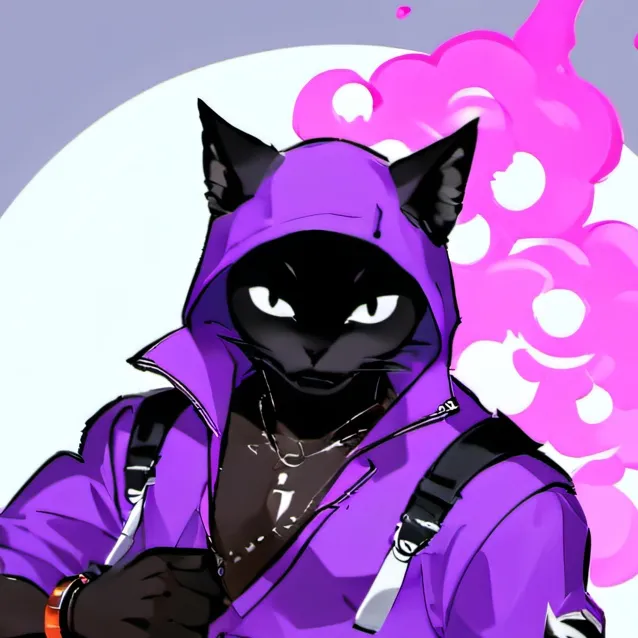 chat with ai character: phantom meowscles