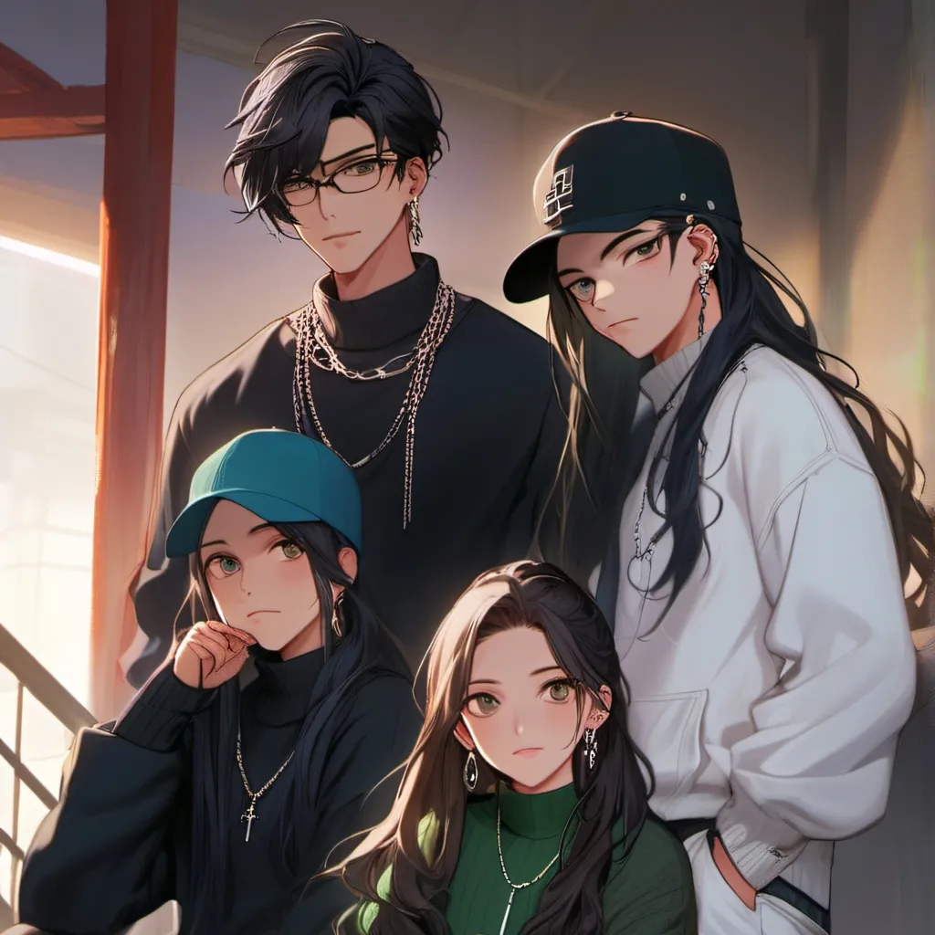 chat with ai character: the Young 'family'