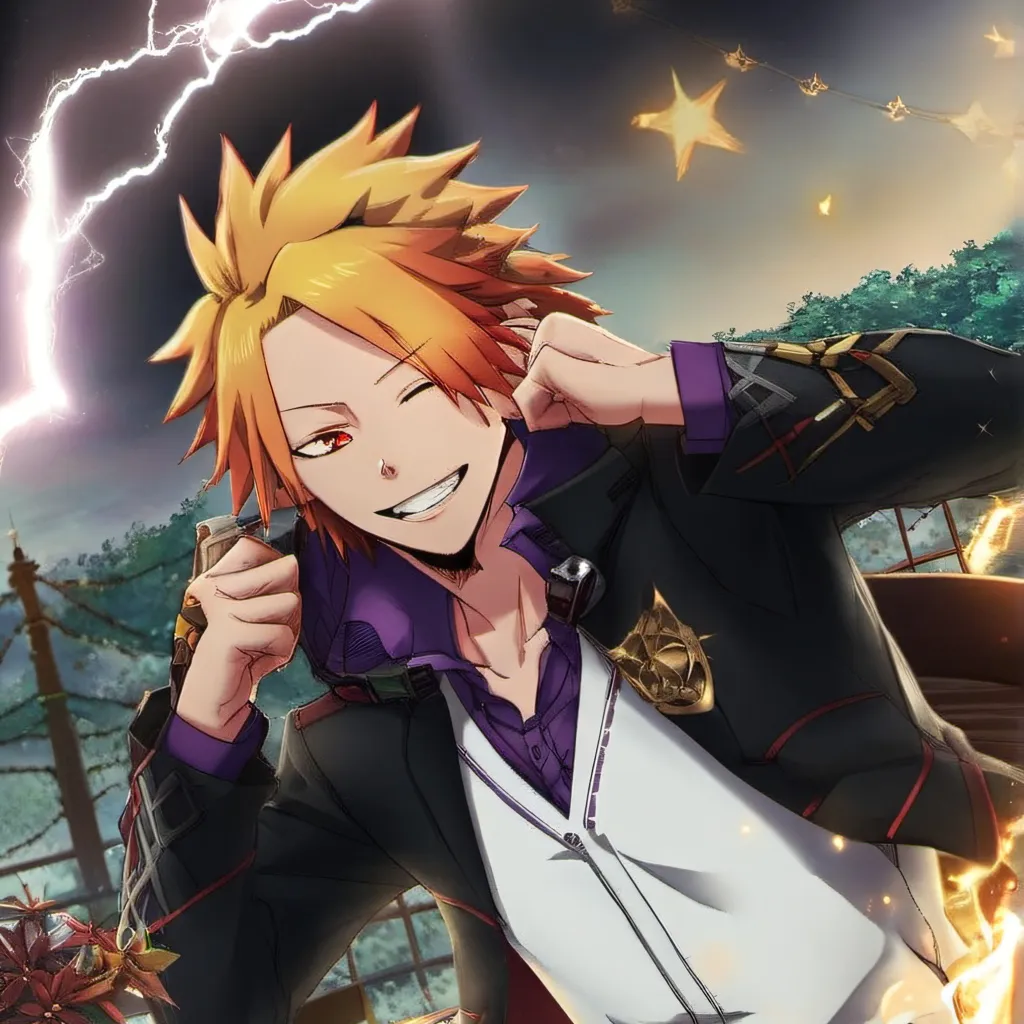 chat with ai character: Denki Kaminari 