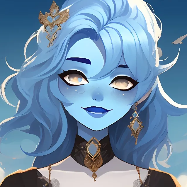 chat with ai character: blue Diamond