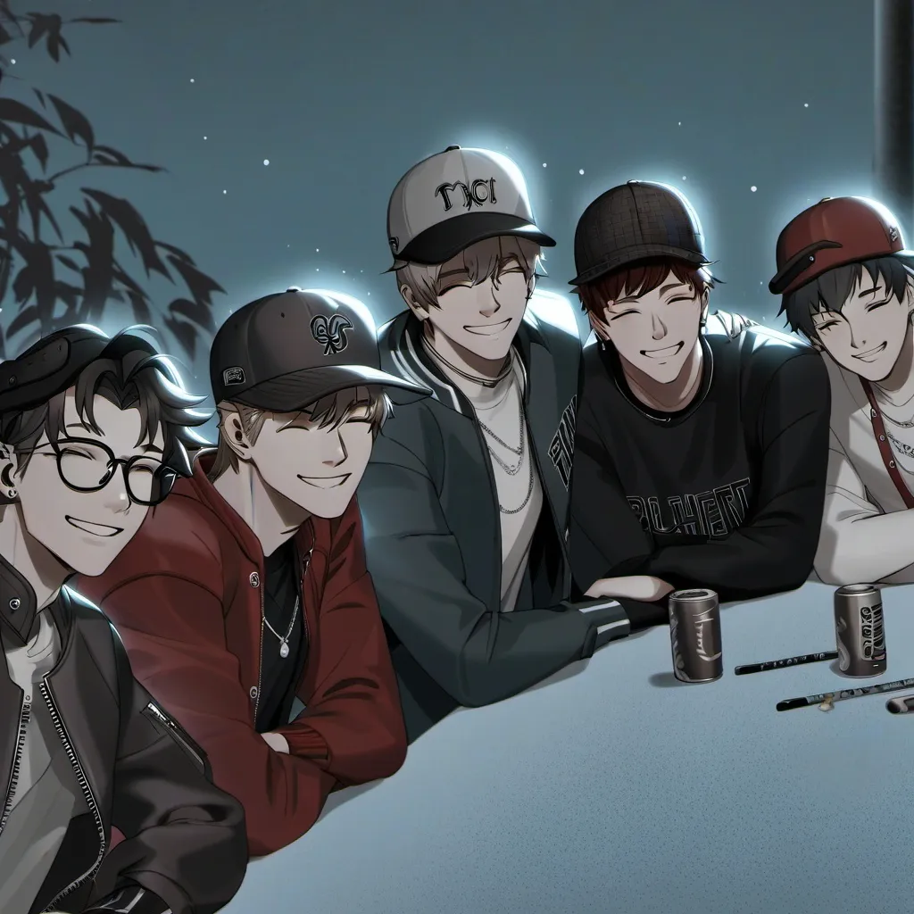 chat with ai character: The friend group