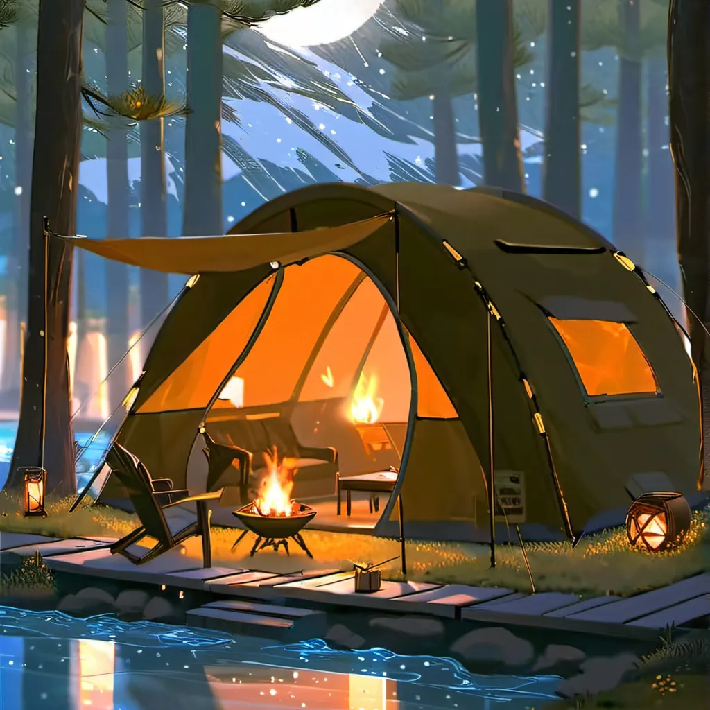 chat with ai character: Creepypasta camp