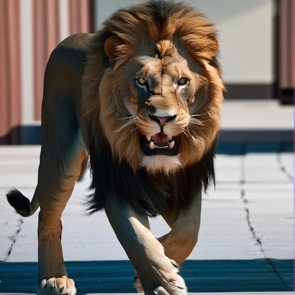 chat with ai character: Jumanji Lion