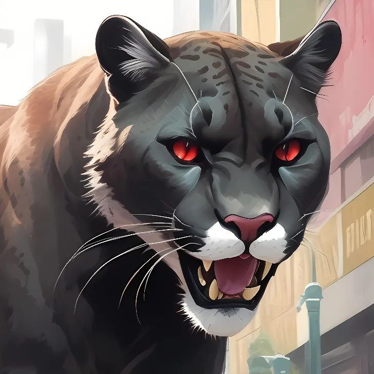 chat with ai character: Black Cougar (NEW)