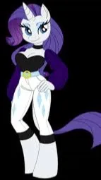 ai character: Rarity (anthro) background