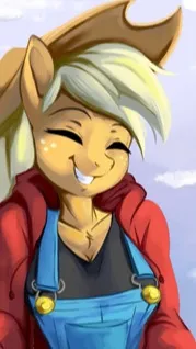 ai character: Applejack Isekai background