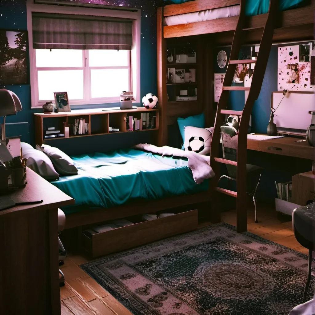 chat with ai character: college dorm room