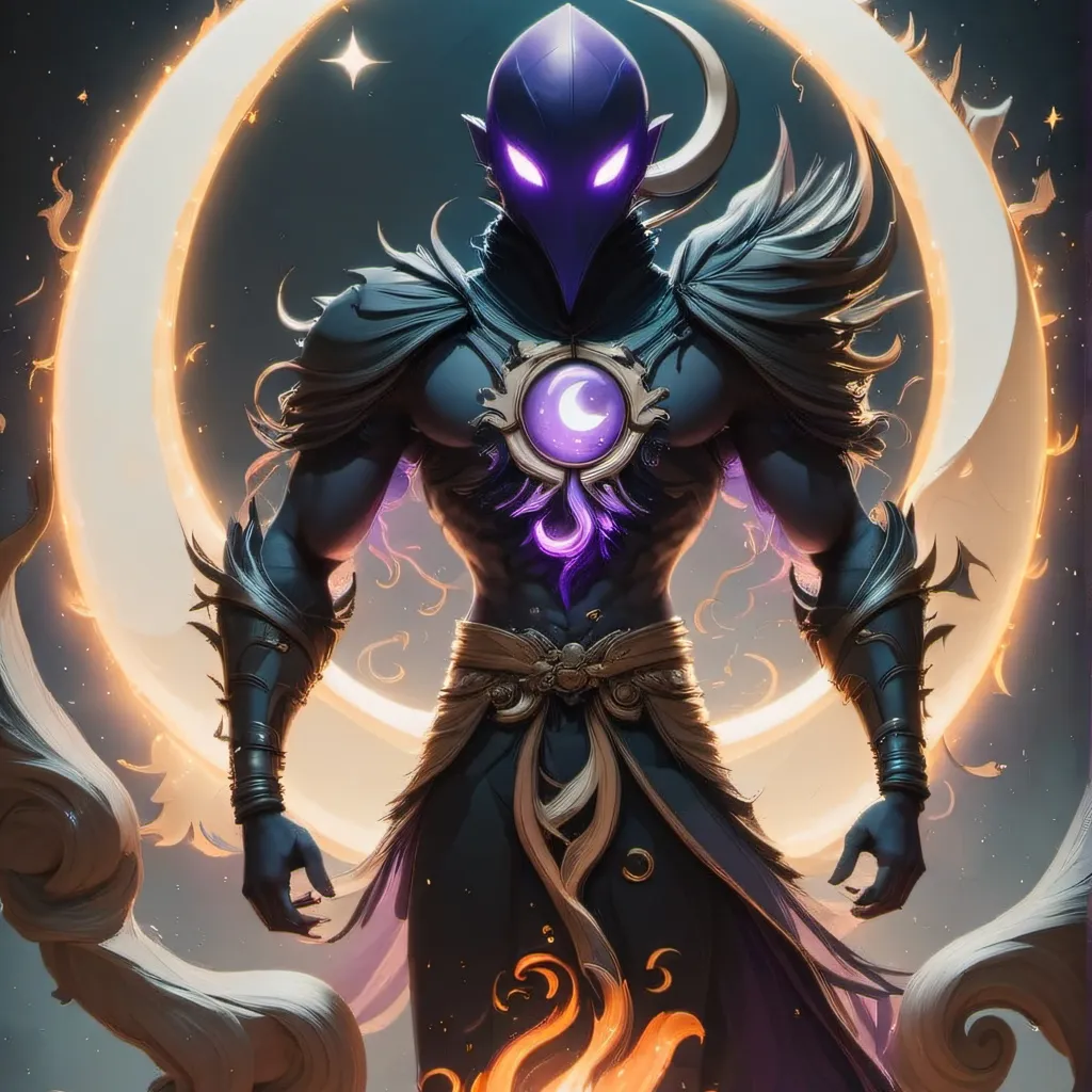 chat with ai character: purple savenger
