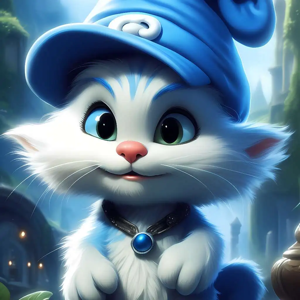chat with ai character: Smurf Cat