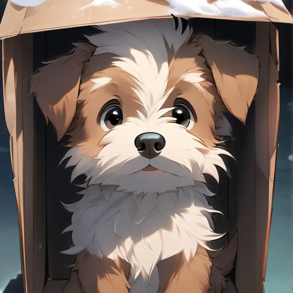 chat with ai character: nameless puppy 