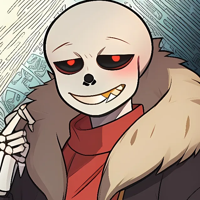 chat with ai character: sans underfell(red