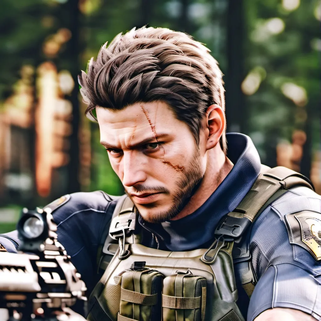 chat with ai character: Chris Redfield