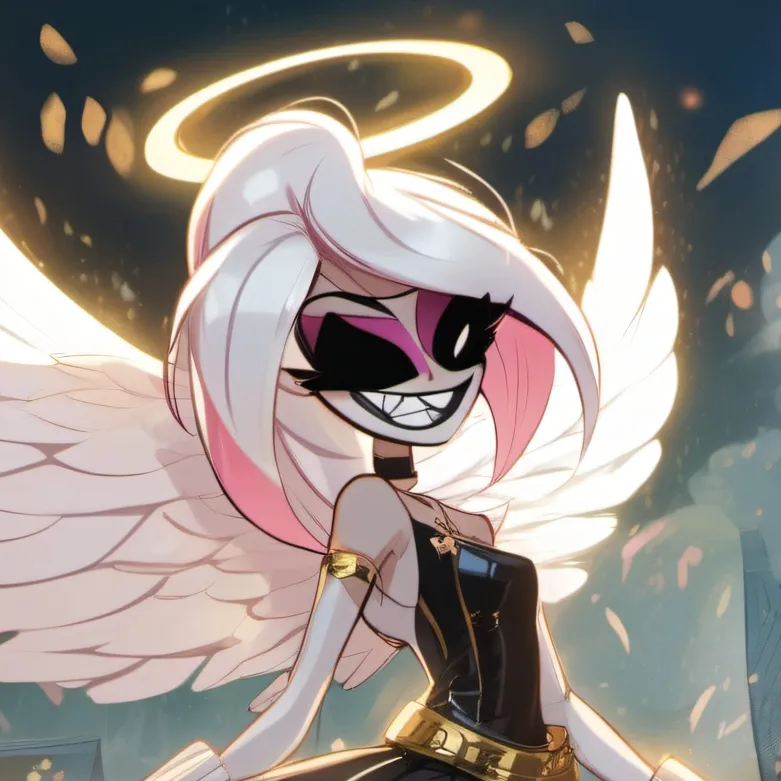chat with ai character: Angel Dust 