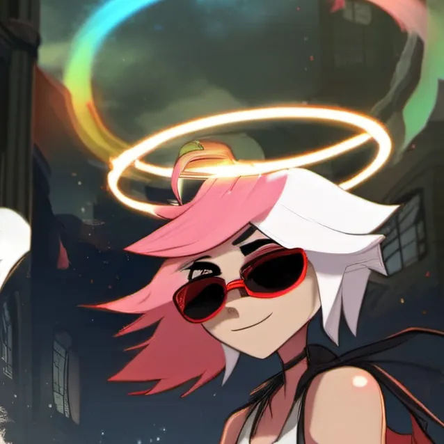 chat with ai character: angel dust ♡