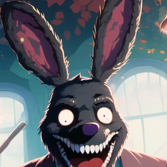 chat with ai character: Shadow Bonnie 