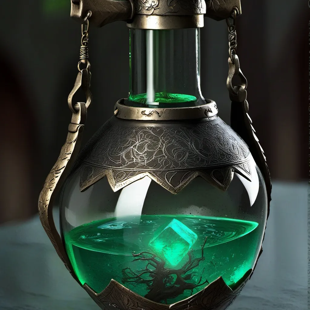 chat with ai character: Green potion