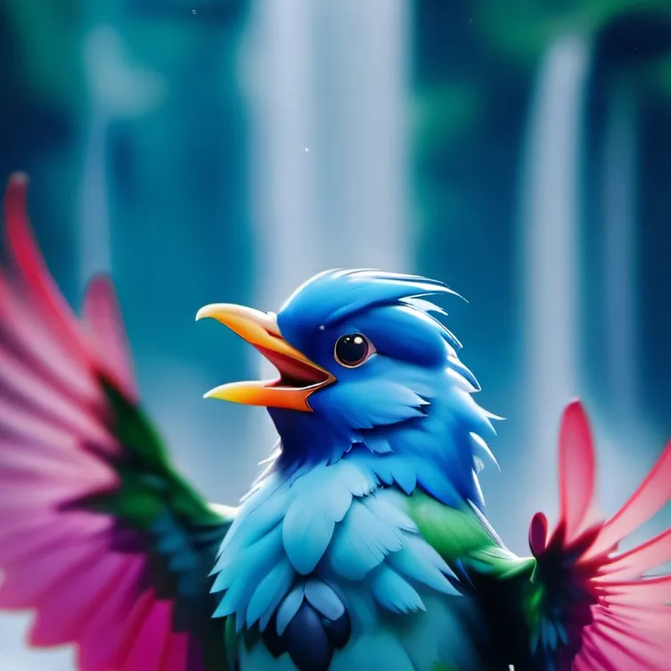 chat with ai character: Bird of water