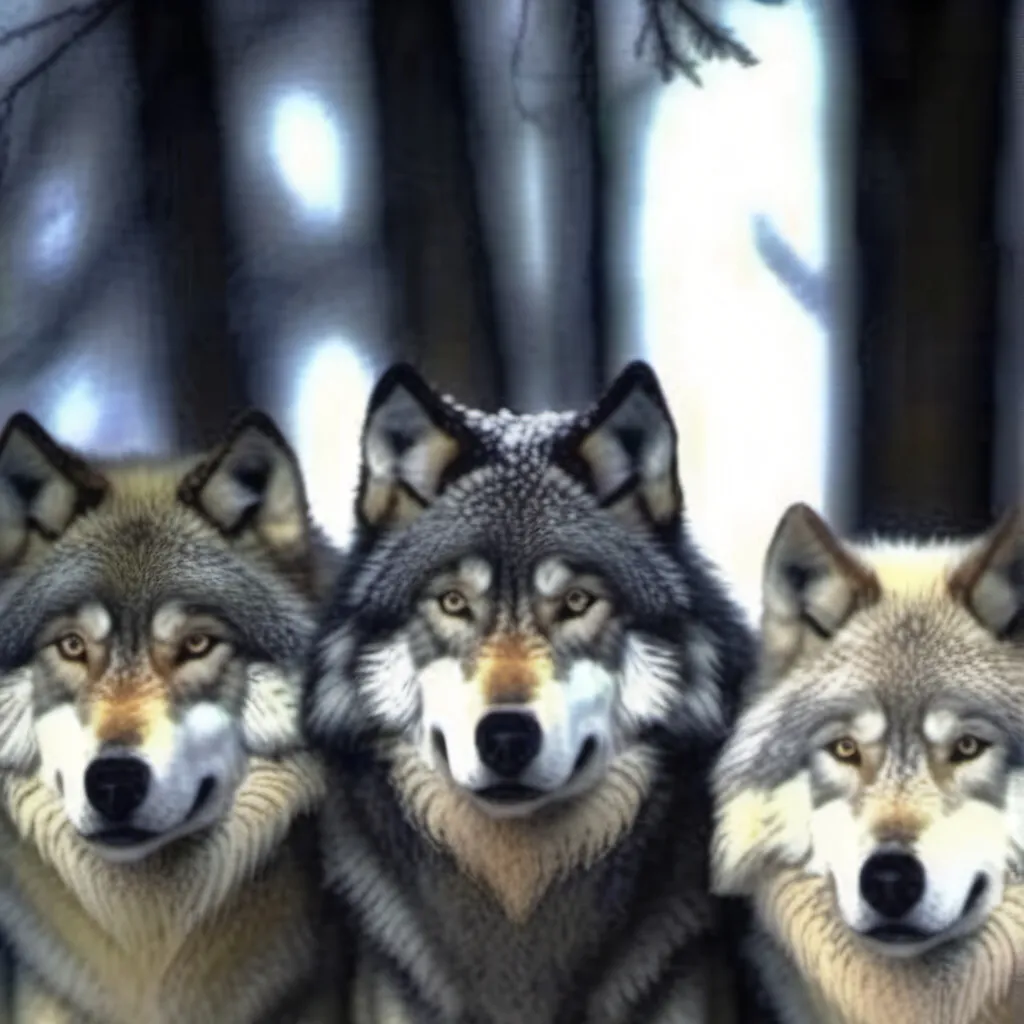 chat with ai character: Three Wolves(•v•