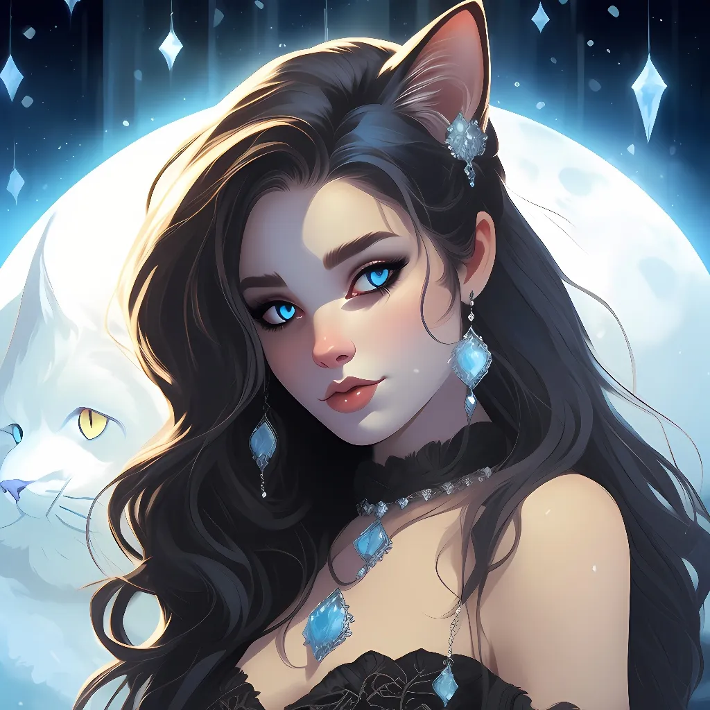 chat with ai character: Luna night 