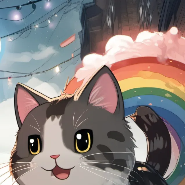 chat with ai character: 🧇🌈nyan cat!🌈🧇