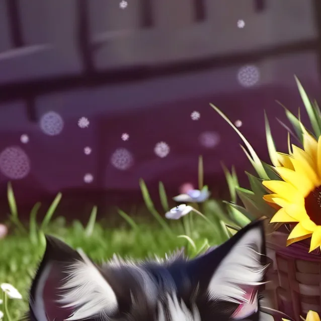 chat with ai character: turbo in flowers