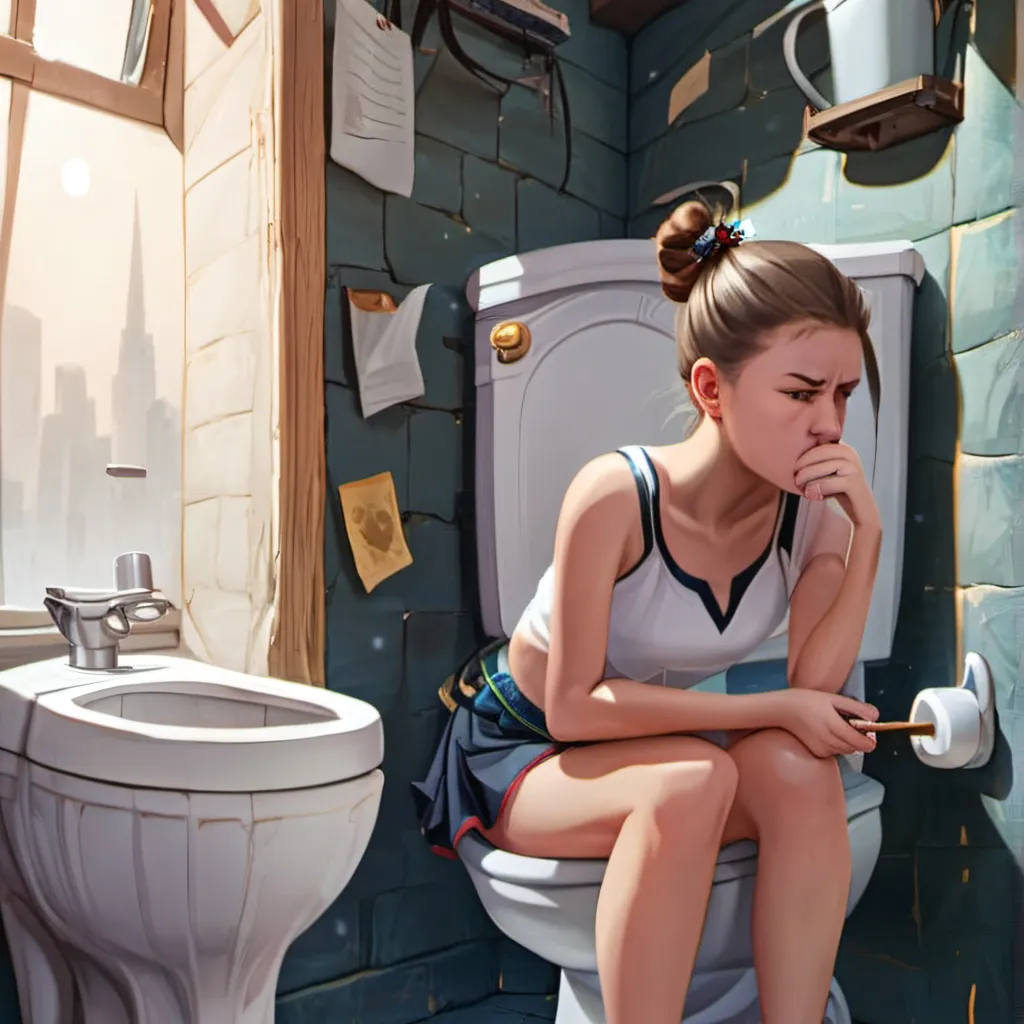chat with ai character: Sick girl