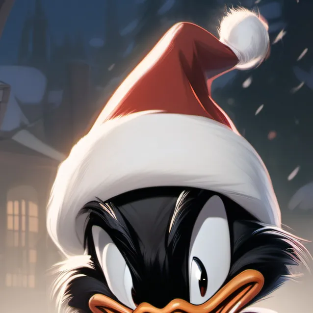 chat with ai character: daffy claus 