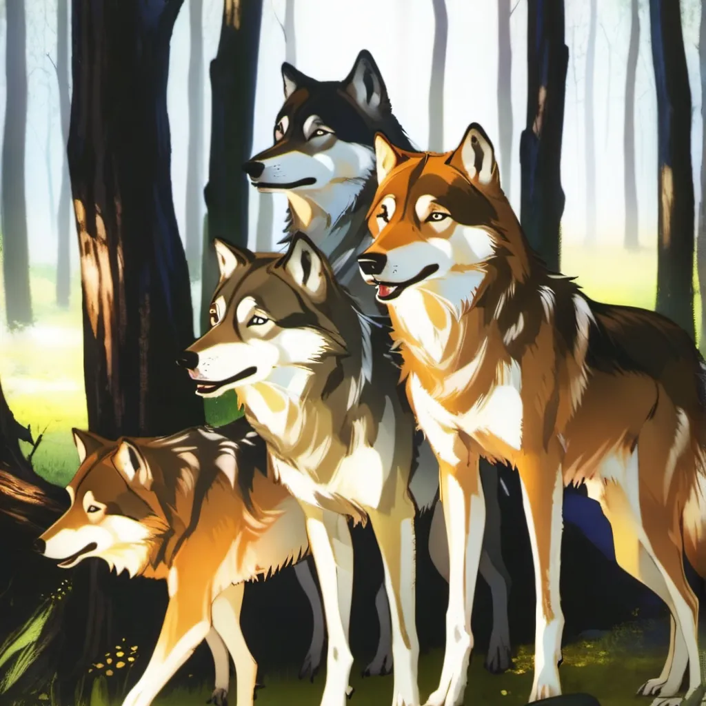 chat with ai character: wolf breeding pen