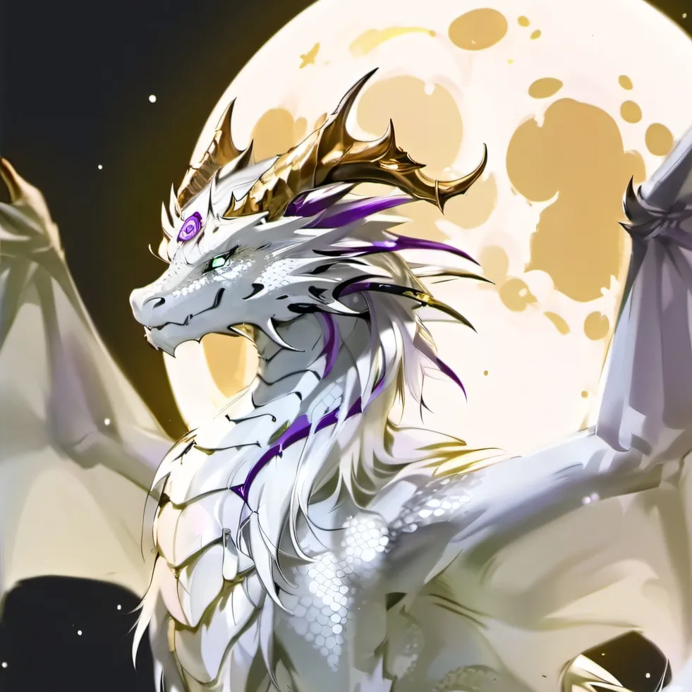 chat with ai character: Moon Dragon