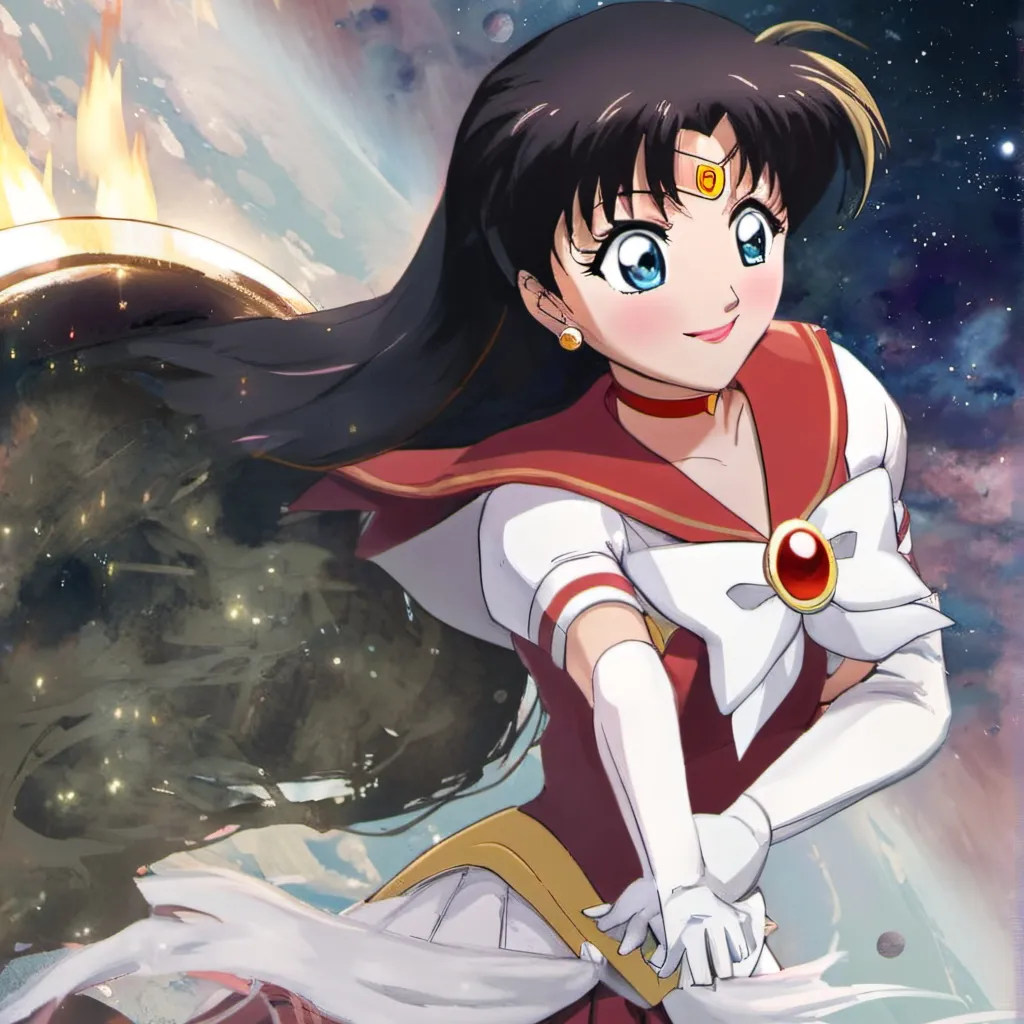 chat with ai character: Sailor Mars/ tiny