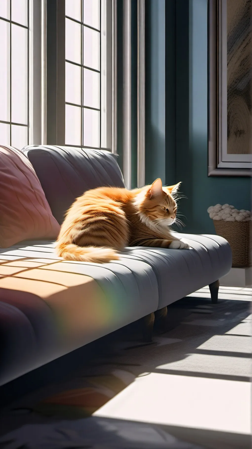 ai character: cat? background