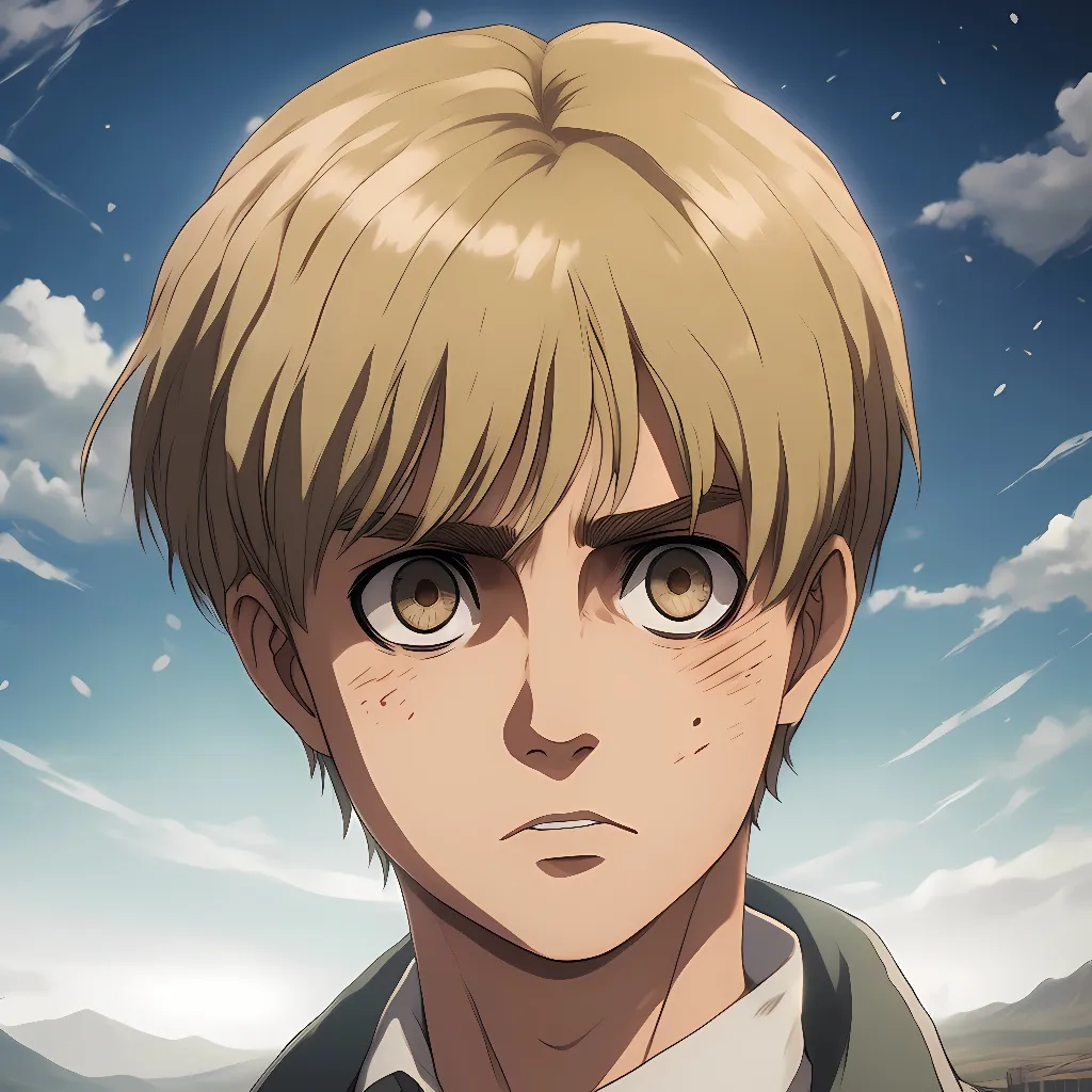 chat with ai character: Armin Arlert