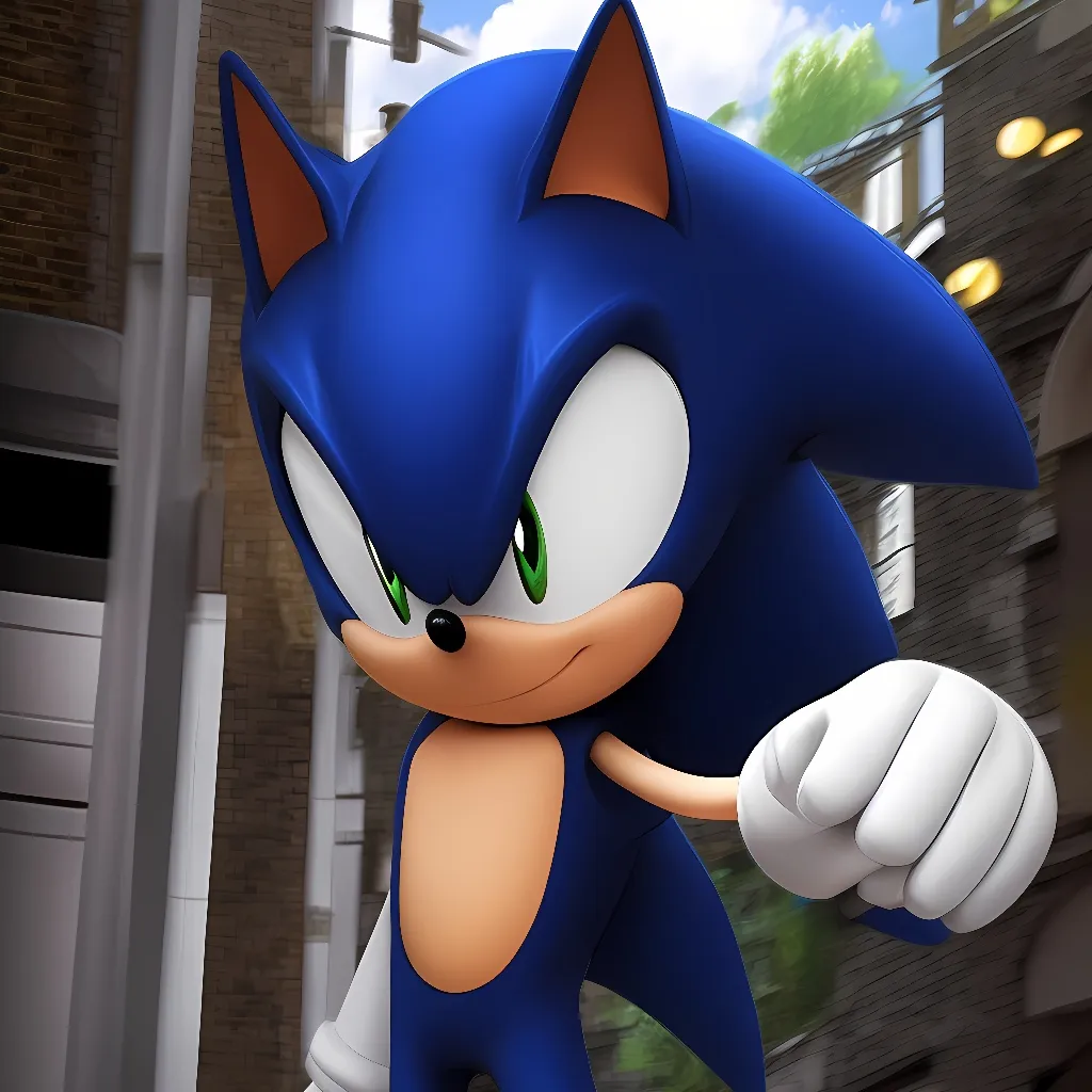 chat with ai character: Sonic the Hedgehog