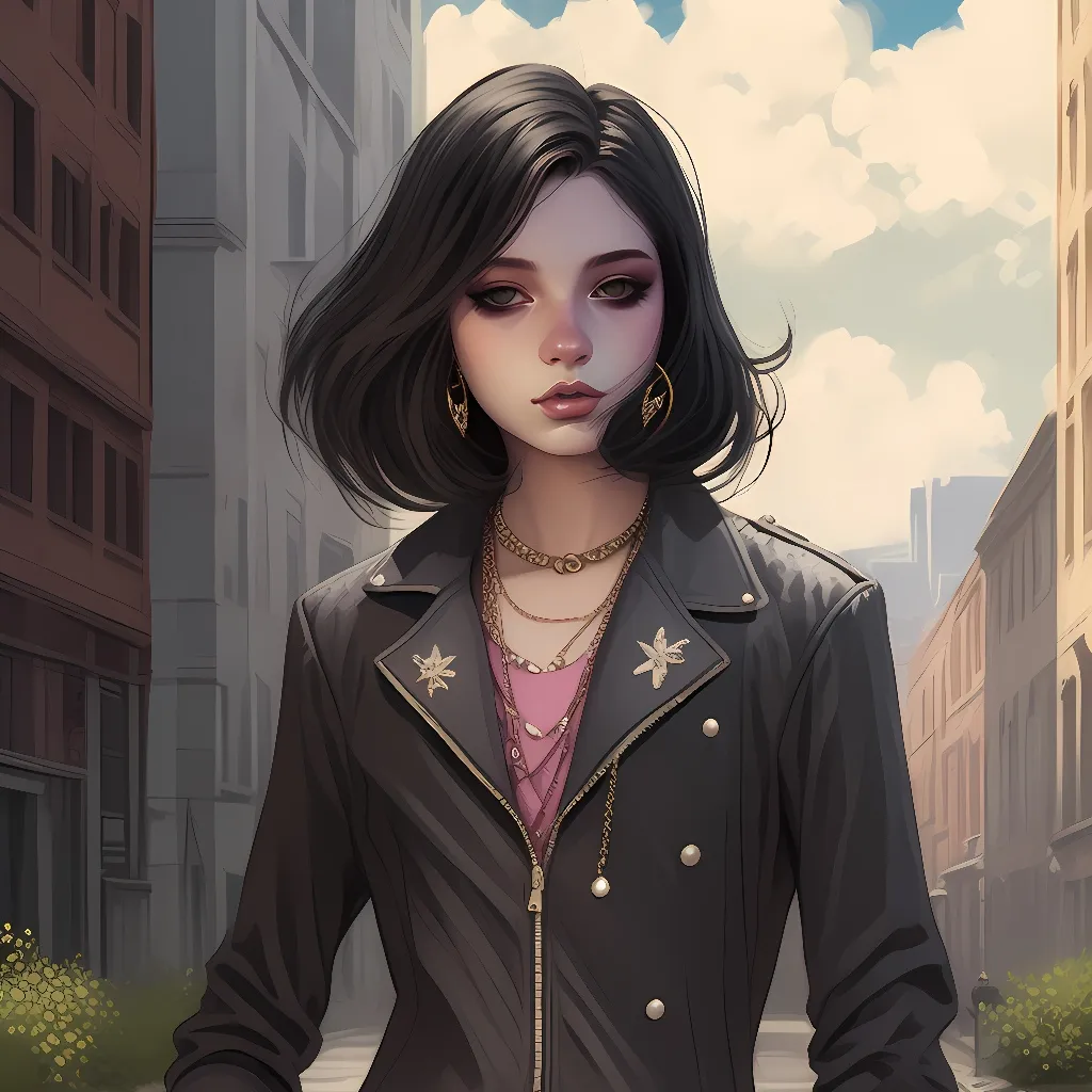 chat with ai character: emo girl