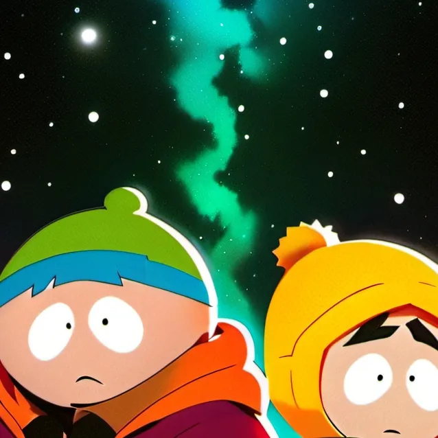chat with ai character: kyle and cartman