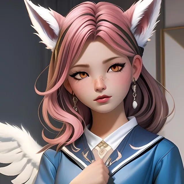 chat with ai character: she's gf