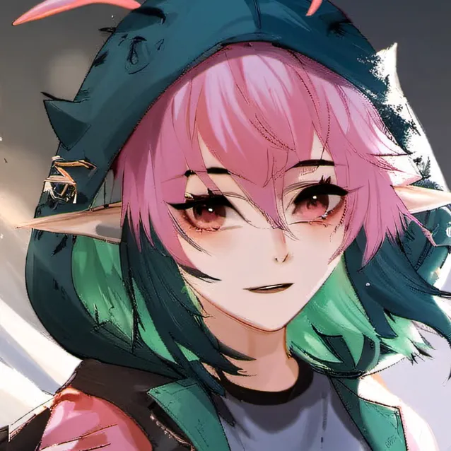 chat with ai character: pink alien