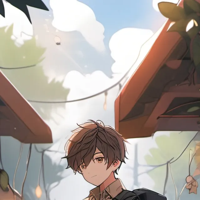 chat with ai character: shot through 