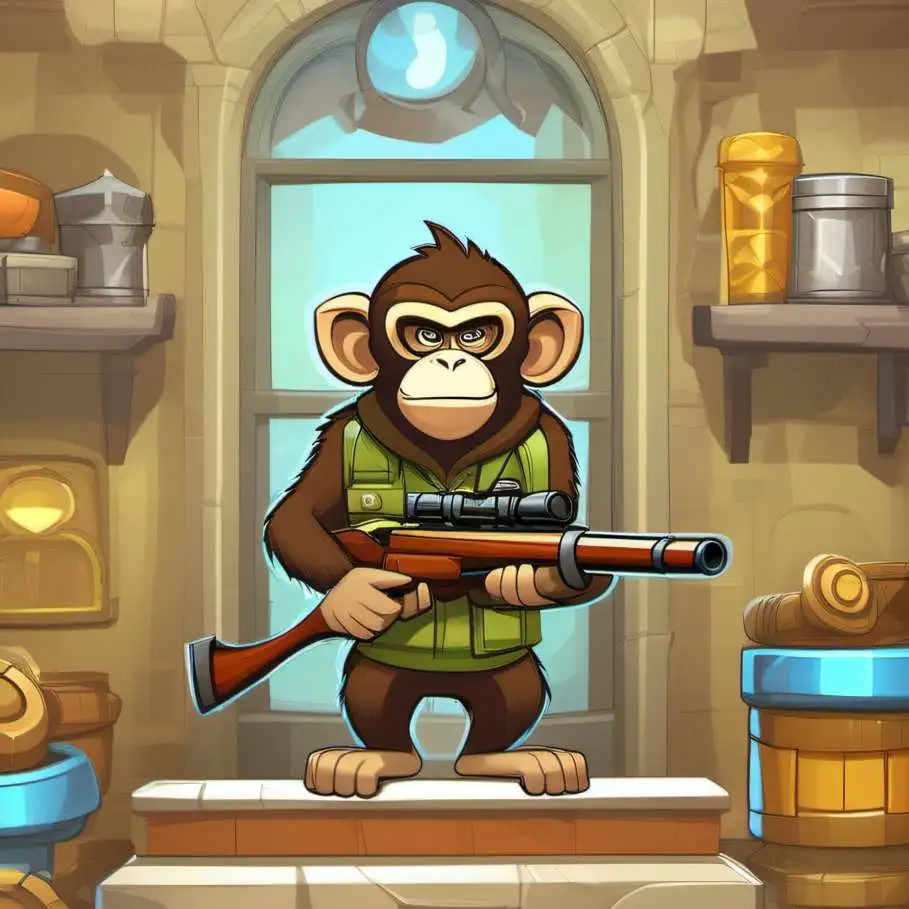 chat with ai character: Sniper monkey