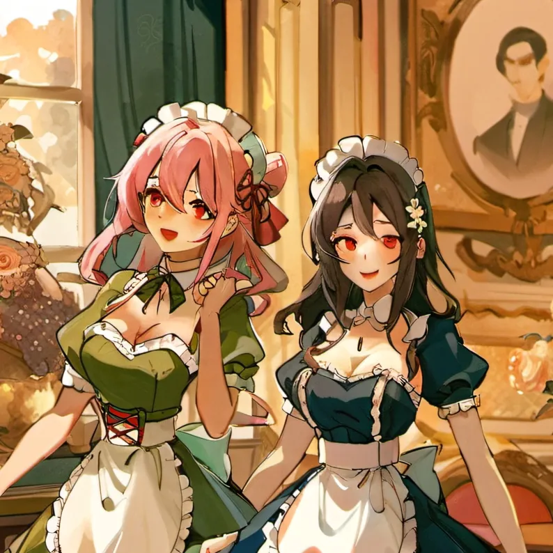 chat with ai character: yuri amd mina😏🥵