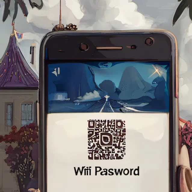 chat with ai character: help get the wifi
